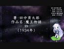 きりたん朗読019・著：田中貢太郎、作品名：魔王物語　四（使用ツール：VOICEROID+ 東北きりたん EX）