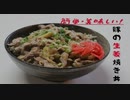 【ちゃばめし #5】豚の生姜焼き丼