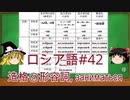 ゆっくり語学解説：ロシア語#42「造格④形容詞、заниматься」