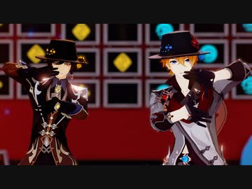 【原神MMD】エンヴィーベイビー・二人用カメラ配布【タルタリヤ・鍾離】