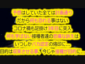 コロナ禍3年目突入...学ばない接種者達の悲痛な訴えはいつしか愚か者認定の烙印に...