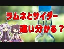 【雑学】ラムネとサイダーの違い【VOICEROID解説】