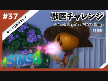 【sims4】獣医チャレンジ  #37【ゆっくり実況プレイ】