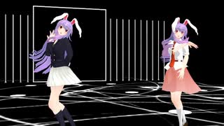 【東方MMD】Bad Apple!!2【うどんげ】