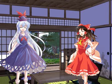 【東方二次創作】年越しをする霊夢と慧音・前編【れいけね動画】