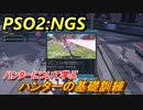 【PSO2:NGS】　ハンターの基礎訓練　ハンターについて学ぶ　＃１９