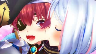 かなマリほっぺ吸い(ノ´∀｀*)ε｀*)ちゅ♥