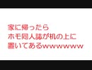【VIP】家に帰ったらホモ同人誌が机の上に置いてあるｗｗｗｗｗｗｗｗｗ@2ch.sc(5ch)2015年