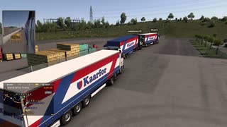 ETS2「コンボイマルチプレイ」でゆっくり配送2