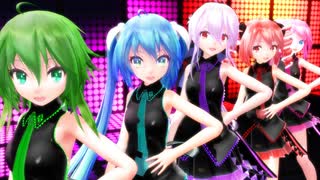 【MMD】Carry me off / ちびシスターズ(Tda式改変ちびミク テト ルカ ハク グミ)