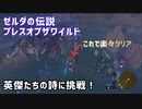 【ゼルダの伝説BotW】英傑たちの詩！一撃の剣は仮面で余裕だった。