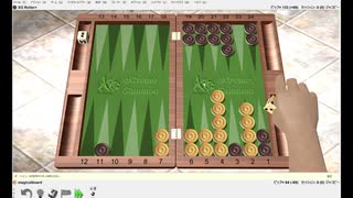 バックギャモン実況１１５　xg