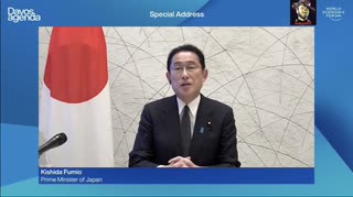 ダボス会議　岸田首相特別講演。「グレートリセットの世界を目指す」と発言。