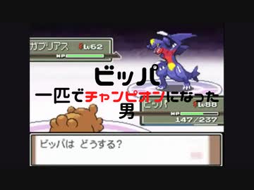 ポケモンプラチナ ビッパ1匹でクリアした男 ニコニコ動画