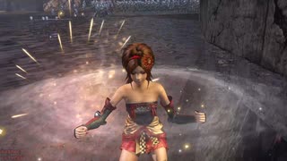 WO3U Ryona リョナ Kai 無双OROCHI2 Ultimate 甲斐姫 - KO (many angles)