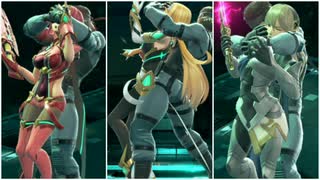 リョナ ホムラ・ヒカリ・カムイ(女)を締め落とす