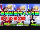 【 ウマ娘 】育成結果ボイス4種まとめ星2ウマ娘編【 リザルト　Sランク　ダッシュ 】