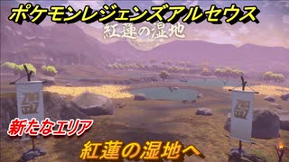 ポケモンレジェンズ アルセウス　新エリア　紅蓮の湿地へ　＃５３【Pokémon LEGENDS アルセウス】