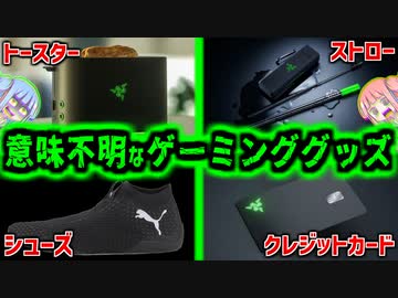 意味不明過ぎてヤバい!?ゲーミンググッズ2選！