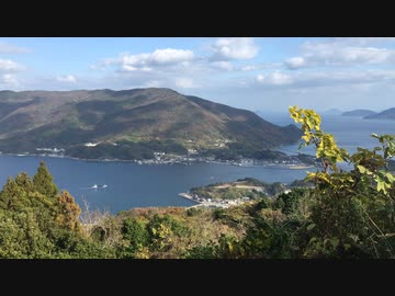 室津半島（熊毛半島）上関（１）熊毛郡上関町　長島最高峰上盛山へ車載
