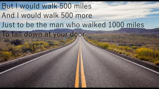 I'm Gonna Be (500 Miles)-The Proclaimers