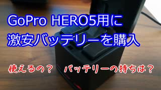 #061 GoPro HERO5 社外バッテリーTELESIN購入レビュー【モトブログ】