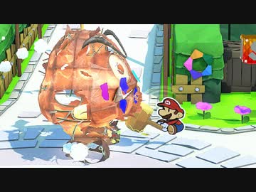 【実況】可能な限り全部ノーダメで完遂するペーパーマリオ オリガミキング part3