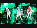 【MMD】改変TDA式ハク、ルカ、ミク、リンで「ヒビカセ」