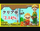 【スーパーマリオメーカー２】クリア率2.14％を全力で楽しむ #1-1