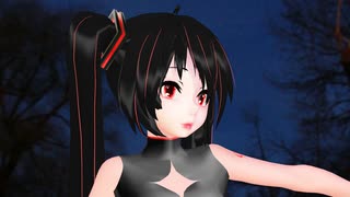 [MMD] -ERROR (黒Miku)