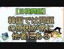【ゆっくり解説】韓国では問題の原因が常に他者にある