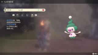 ポケモンレジェンズ アルセウス 色違いマネネ！