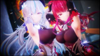 【MMD /紳士向け】ラミマリがコスプレして揺らすだけ【H〇loLive】