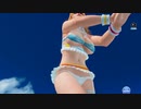 DoAX Venus Vacation :: Tina Gravure Panel (Venus Ace SSR) with malfunction and lotions