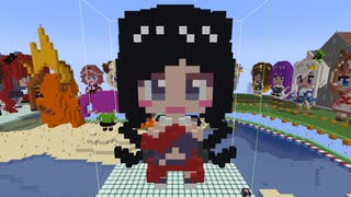 【minecraft】hololive　AZKi(初期衣装Ver)の作り方