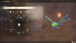 ポケモンレジェンズ アルセウス 色違いヤンヤンマ！