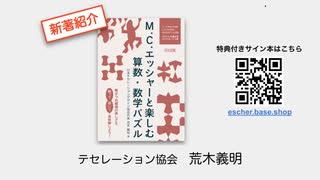 新著紹介『M.C.エッシャーと楽しむ算数・数学パズル』　＠第23回日曜数学会