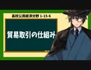 高校公民経済分野1-16-6／貿易取引の仕組