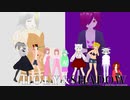 【オリキャラMMD】オリキャラ12人でBadApple!!