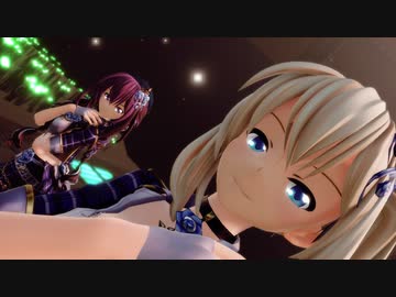 【MMD】KissMe愛してる【ミライアカリ＆なんちゃってココロヤミ】【sdPBR】