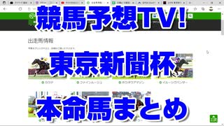 東京新聞杯2022 競馬予想TV! 予想家 本命馬まとめ 亀谷 市丸 水上 井内 夏目 小林  ヒロシ きさらぎ賞