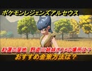 ポケモンレジェンズ アルセウス　おすすめの金策方法は？　紅蓮の湿地　野盗三姉妹オウメの場所は？【Pokémon LEGENDS アルセウス】