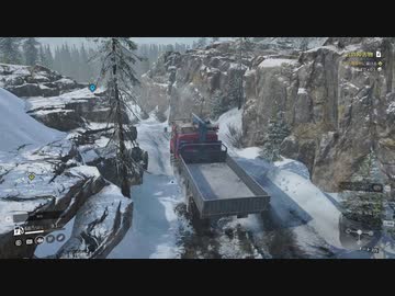 トラック運転手あかり2【snowrunner】