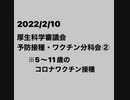 2022/2/10  厚生科学審議会 (予防接種・ワクチン分科会)②