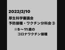 2022/2/10  厚生科学審議会 (予防接種・ワクチン分科会)③