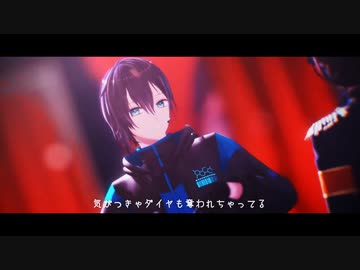 【にじさんじMMD】ポーカーフェイス【叶/葛葉/不破/黛】