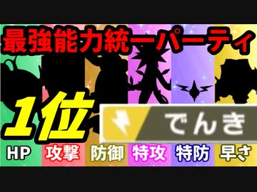 【実況】ポケモン剣盾でたわむれる  能力値１位で作る最強の電気統一