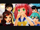 【カメラ自作】【MMD】【らき☆すた】【ごちうさ】 チーズケーキクライシス 【UTAUモデル】
