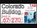 【練習用動画】Colorado Bulldog Intro ギターイントロ練習用- MR.BIG(Paul Gilbert) Guitar【BPM67-270 スピードアップ練習】