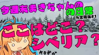 今週末まきちゃんの日常不定期版＃1